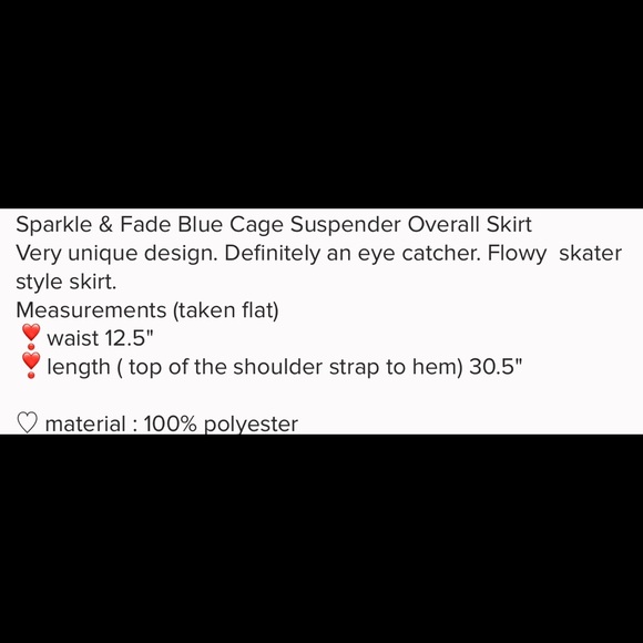 Urban Outfitters blue Suspender Cage Overall Skirt - Picture 6 of 8